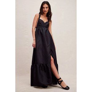 FREE PEOPLE Women’s Isabel Maxi Dress Black Large NWT